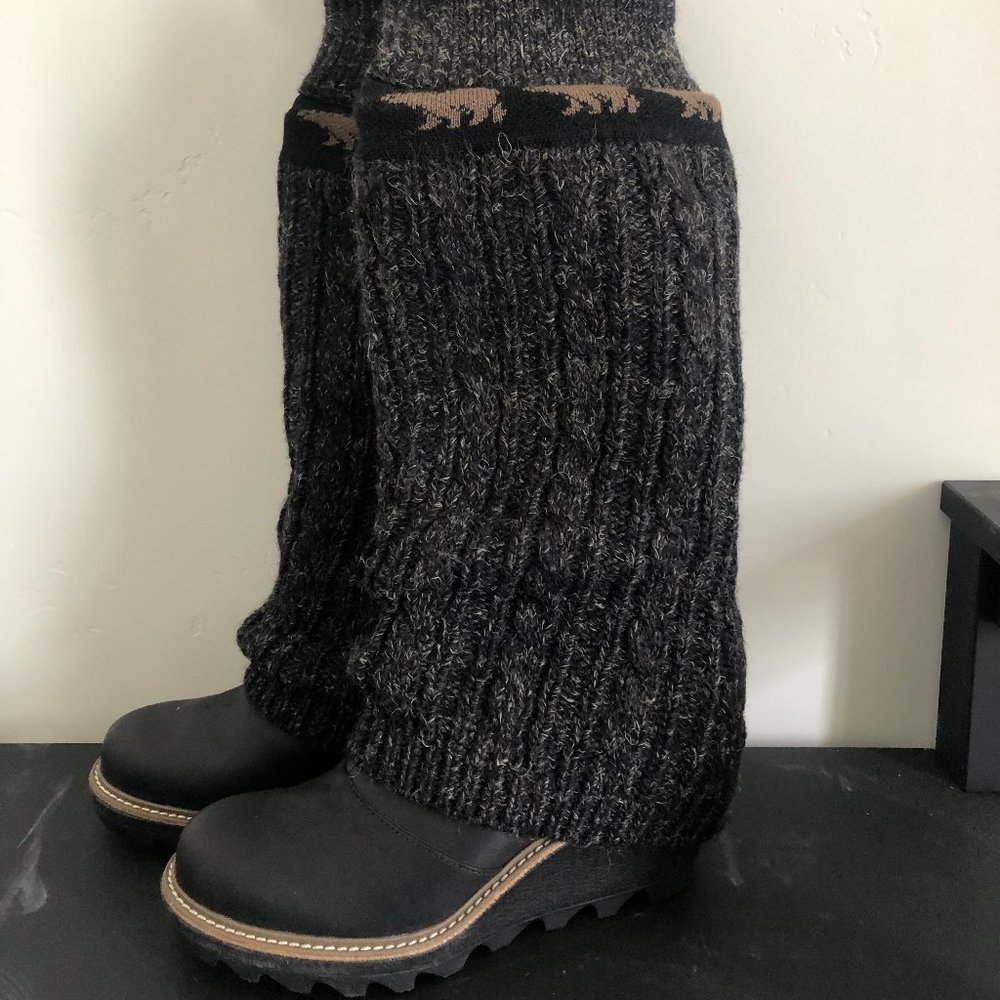 Sorel Crazy Cable Wedge Boots